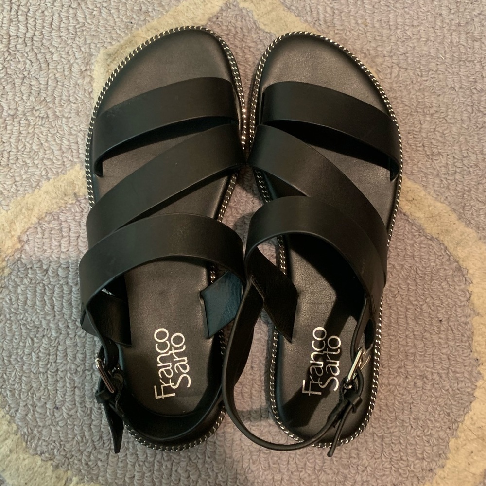Franco Sarto Black Sandals